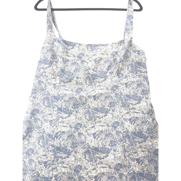 Lulus Women's Dress Exuberant Chicness Blue Floral‎ Sleeveless Mini Dress XL - Picture 5 of 12